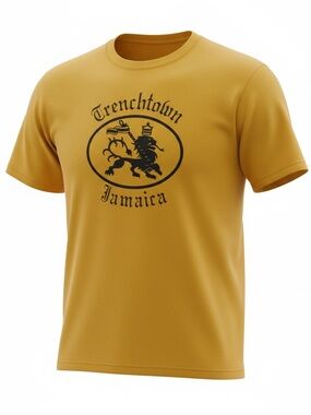 Zion Rootswear Yellow Trench Town Jamaica Tee